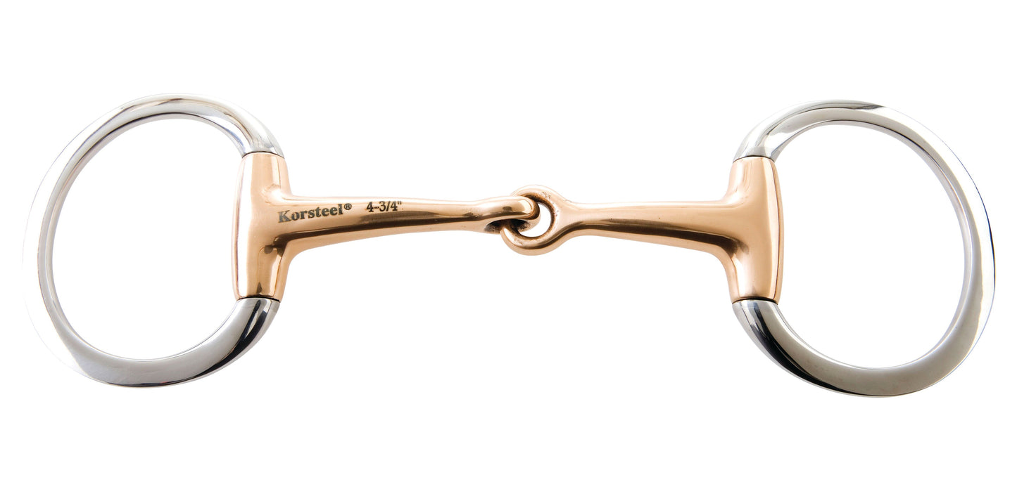 Copper Mouth Jointed Eggbutt Bit
