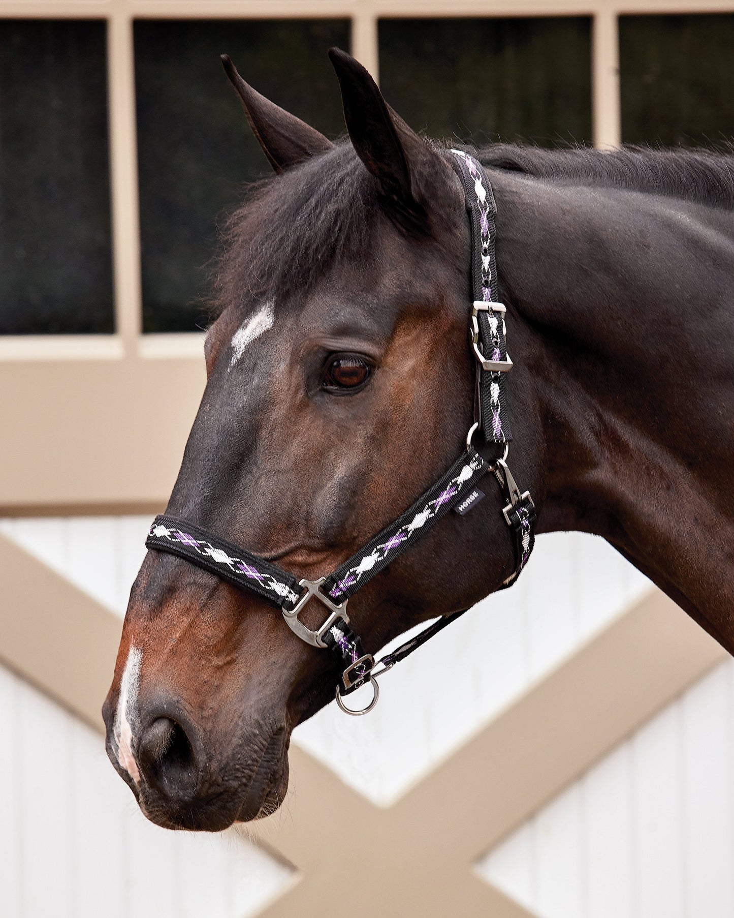 Woven Argyle Breakaway Halter