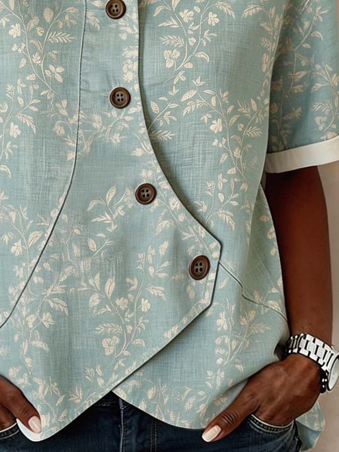 Women'S Casual Printed Shirt