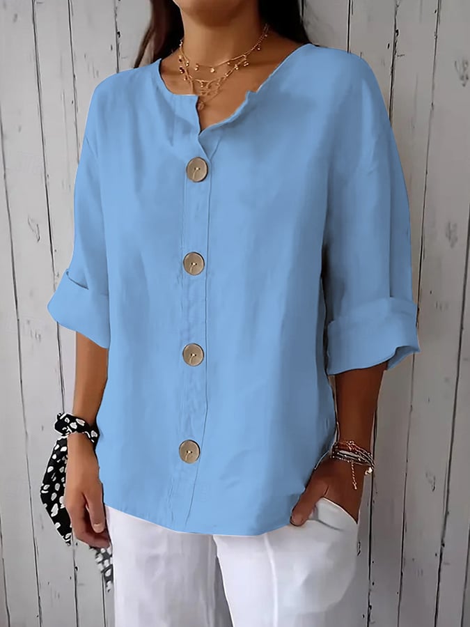 Women's Button-Down Casual Shirt
