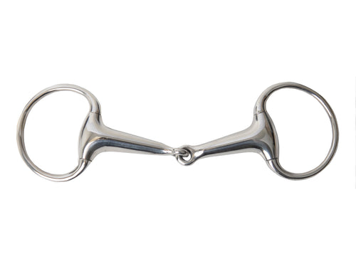 Lightweight Hollow Mouth Eggbutt Snaffle Bit