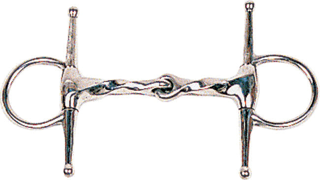 Slow Twist Full Cheek Snaffle Bit