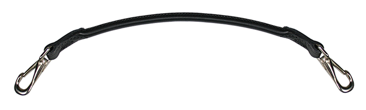 Rolled Leather Grab Strap