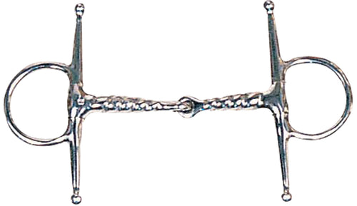 Corkscrew Full Cheek Snaffle Bit