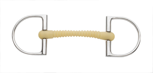 King Hunter D-Ring Pro Ribbed Mullen Mouth Bit