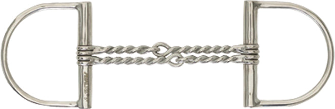 Double Twisted Wire Pony King Dee Snaffle Bit