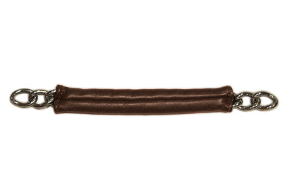 Leather Covered Curb Chain