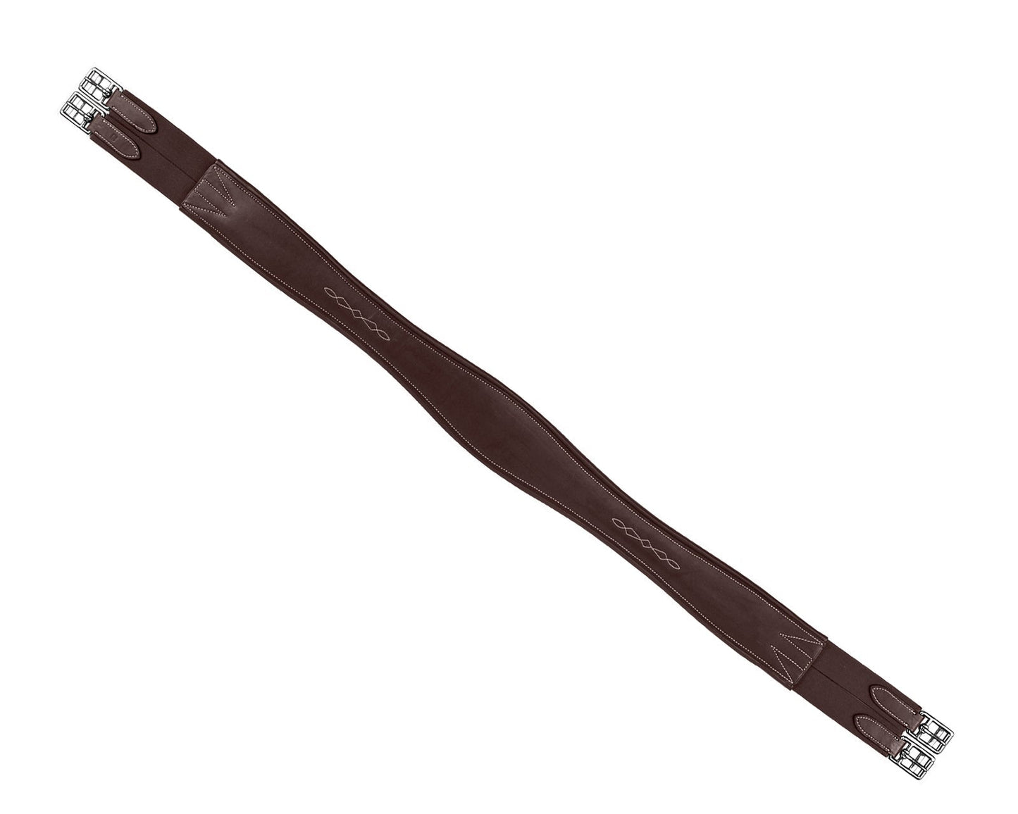 Fancy-Stitched Overlay Girth