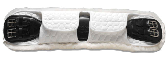 E.A. Mattes Dressage Girth Cover with Adjustable Flaps