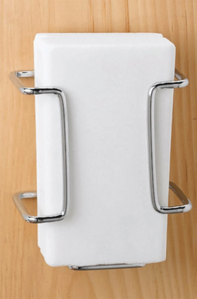 Chrome Salt Block Holder