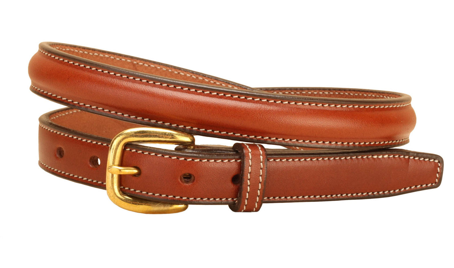 /4" Raised Leather Belt