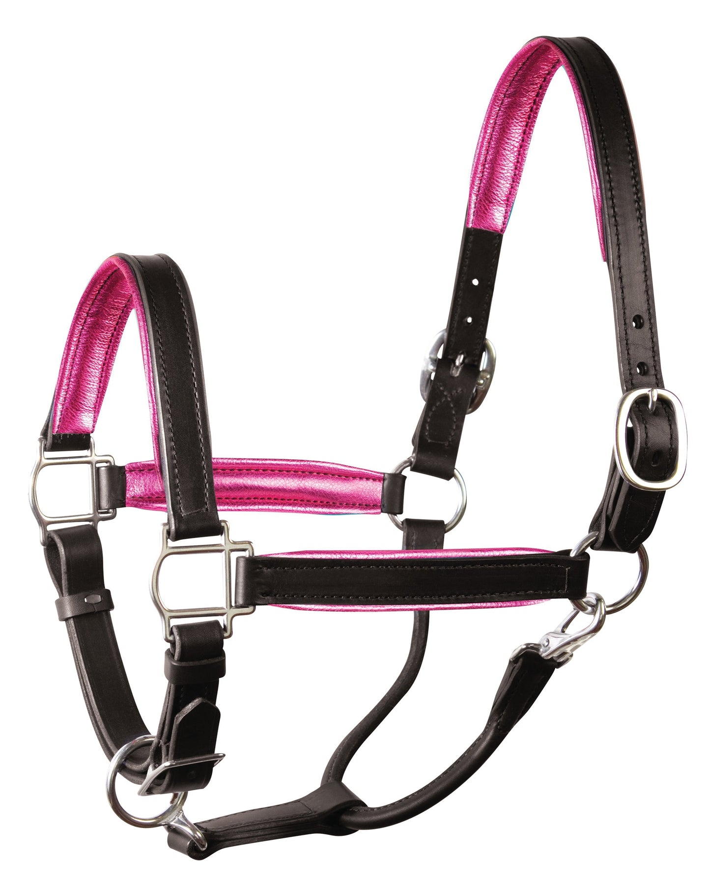" Padded Leather Halter