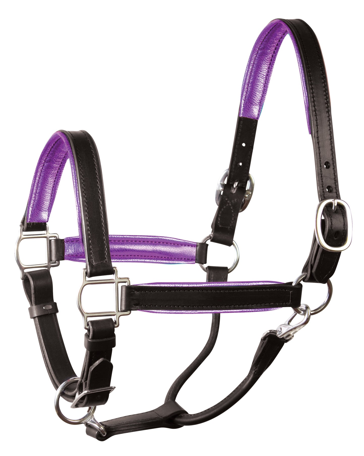 " Padded Leather Halter