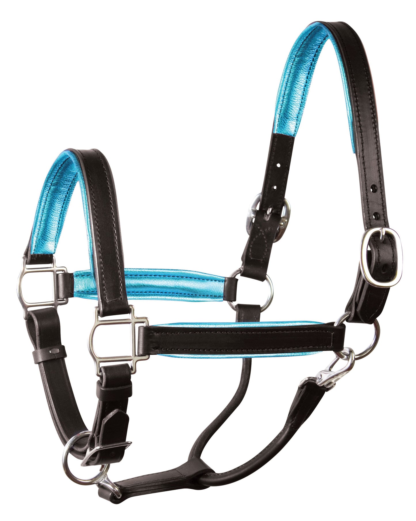 " Padded Leather Halter