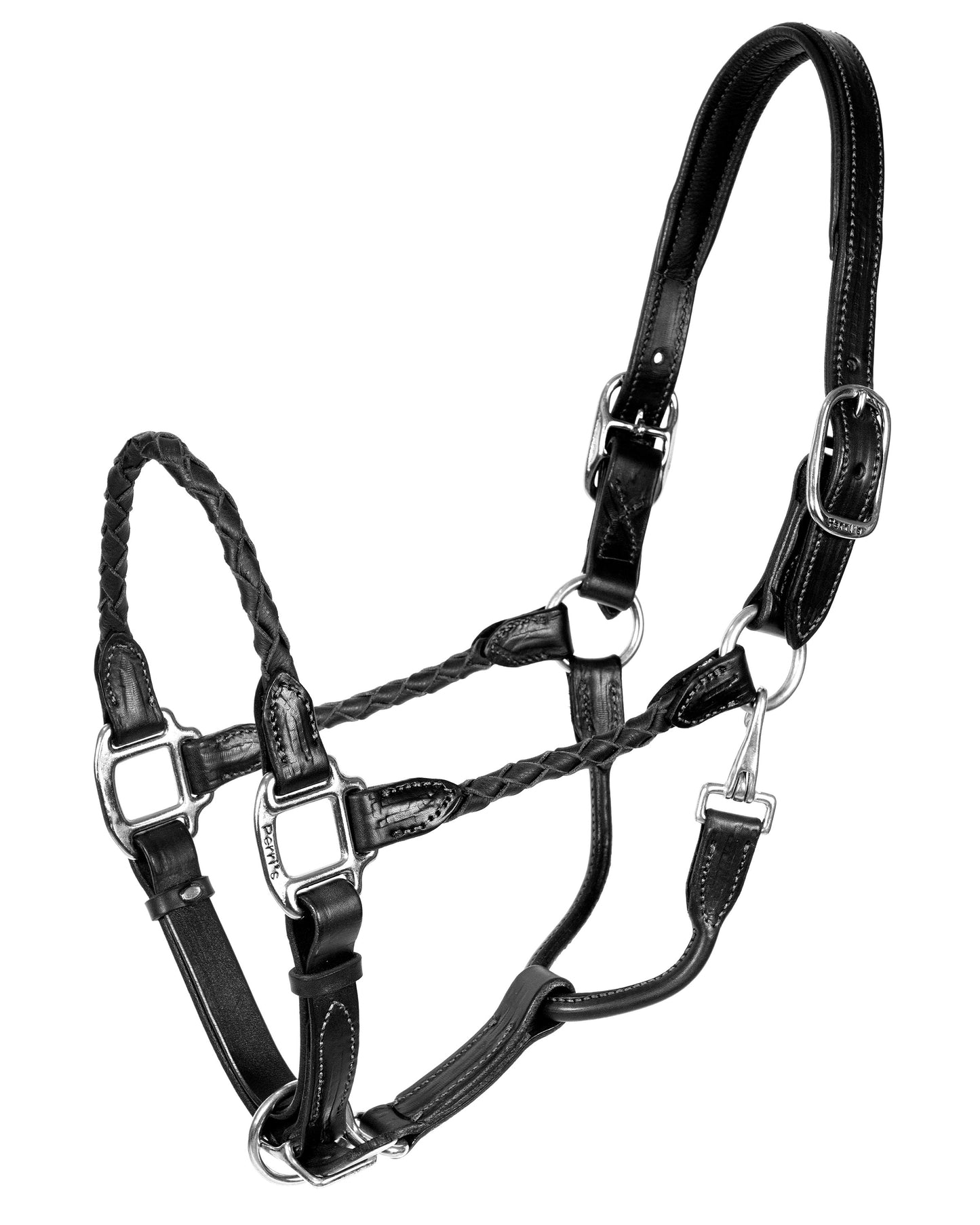 Braided Leather Halter