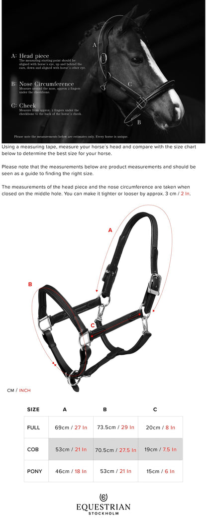 Anatomic Leather Halter