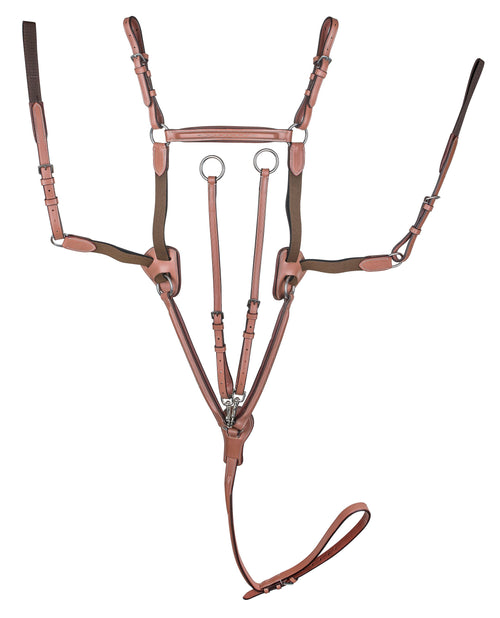Laureate by Henri de Rivel Raised Fancy-Stitched 5-Point Breastplate with Running Attachment