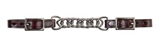 Curb Chain with Leather Ends