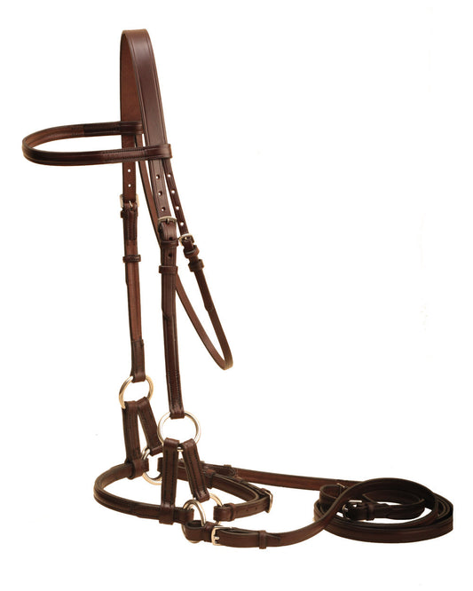 English Side Pull with Reins