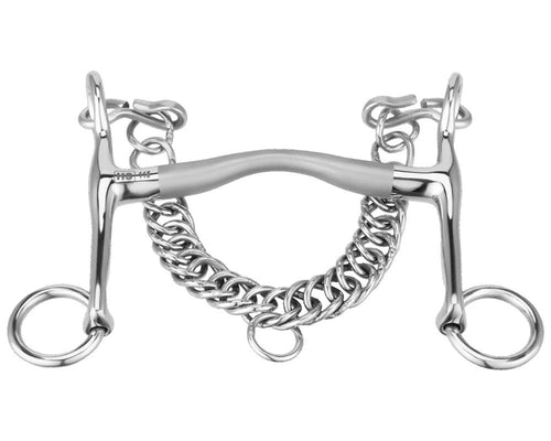 Satinox Weymouth Bit with 14mm Mouth/5cm Cheeks