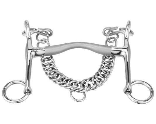 Satinox Weymouth Bit with 14mm Mouth/5cm Cheeks