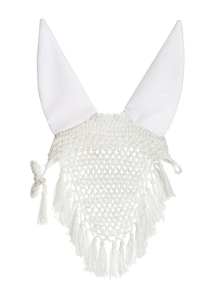 Crochet Bonnet with Tassels