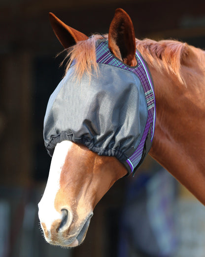 UViator Dartless Fly Mask with Web Trim & Forelock Opening