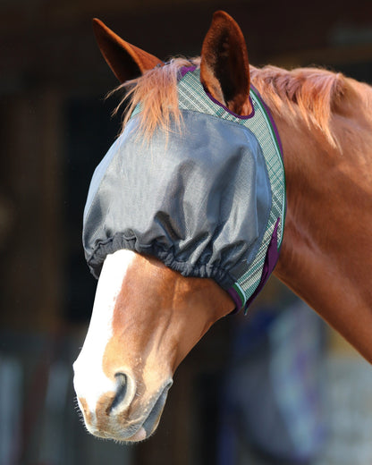 UViator Dartless Fly Mask with Web Trim & Forelock Opening