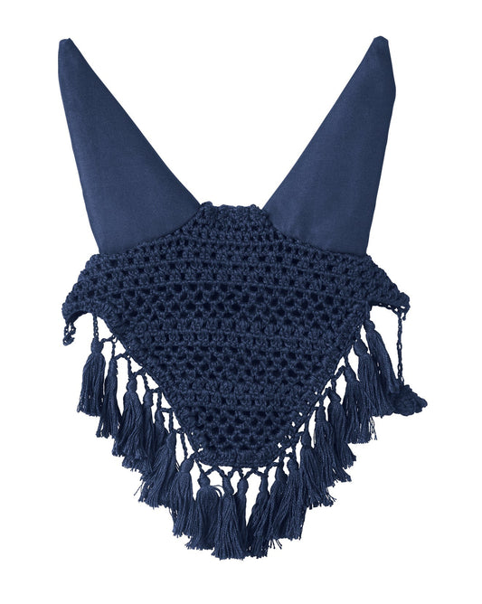 Crochet Bonnet with Tassels