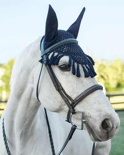 Crochet Bonnet with Tassels