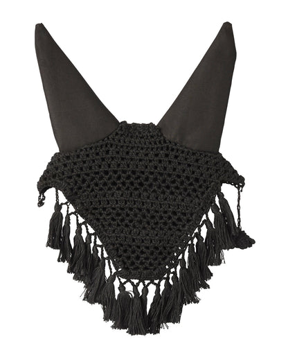 Crochet Bonnet with Tassels