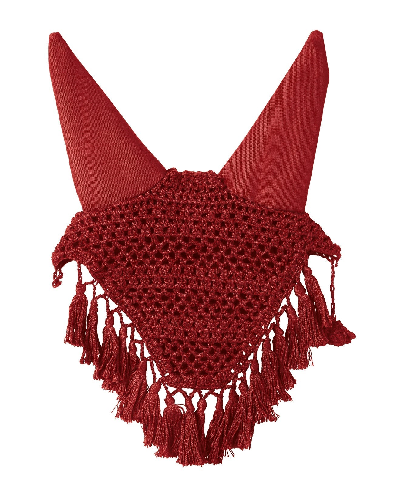 Crochet Bonnet with Tassels