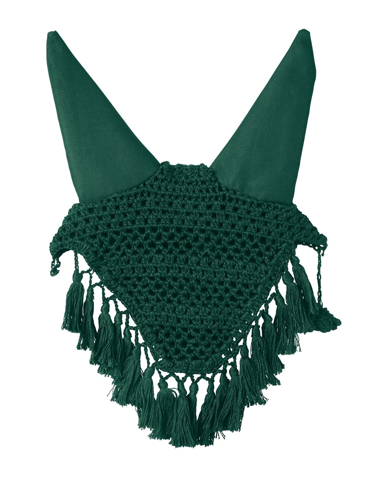 Crochet Bonnet with Tassels