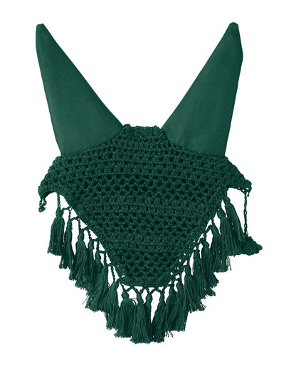 Crochet Bonnet with Tassels