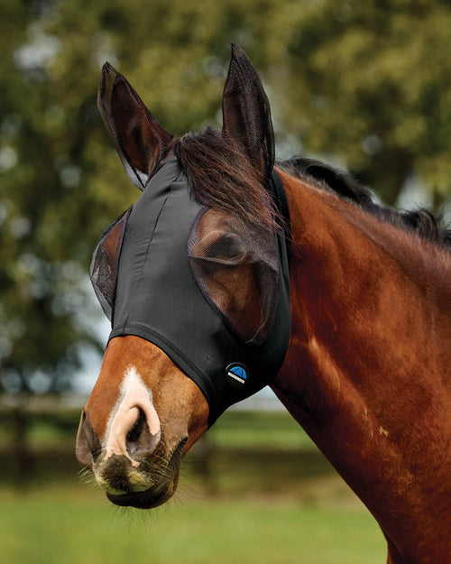 Deluxe Stretch Fly Mask with Ears