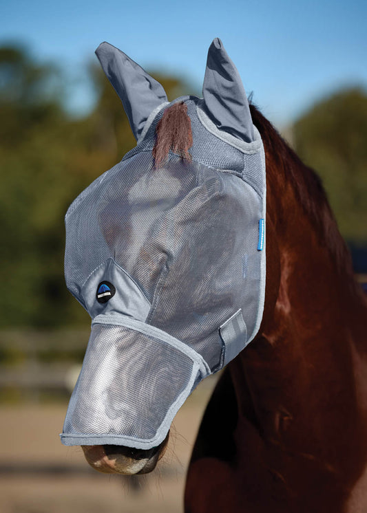 Durable Mesh Fly Mask with Ears and Nose