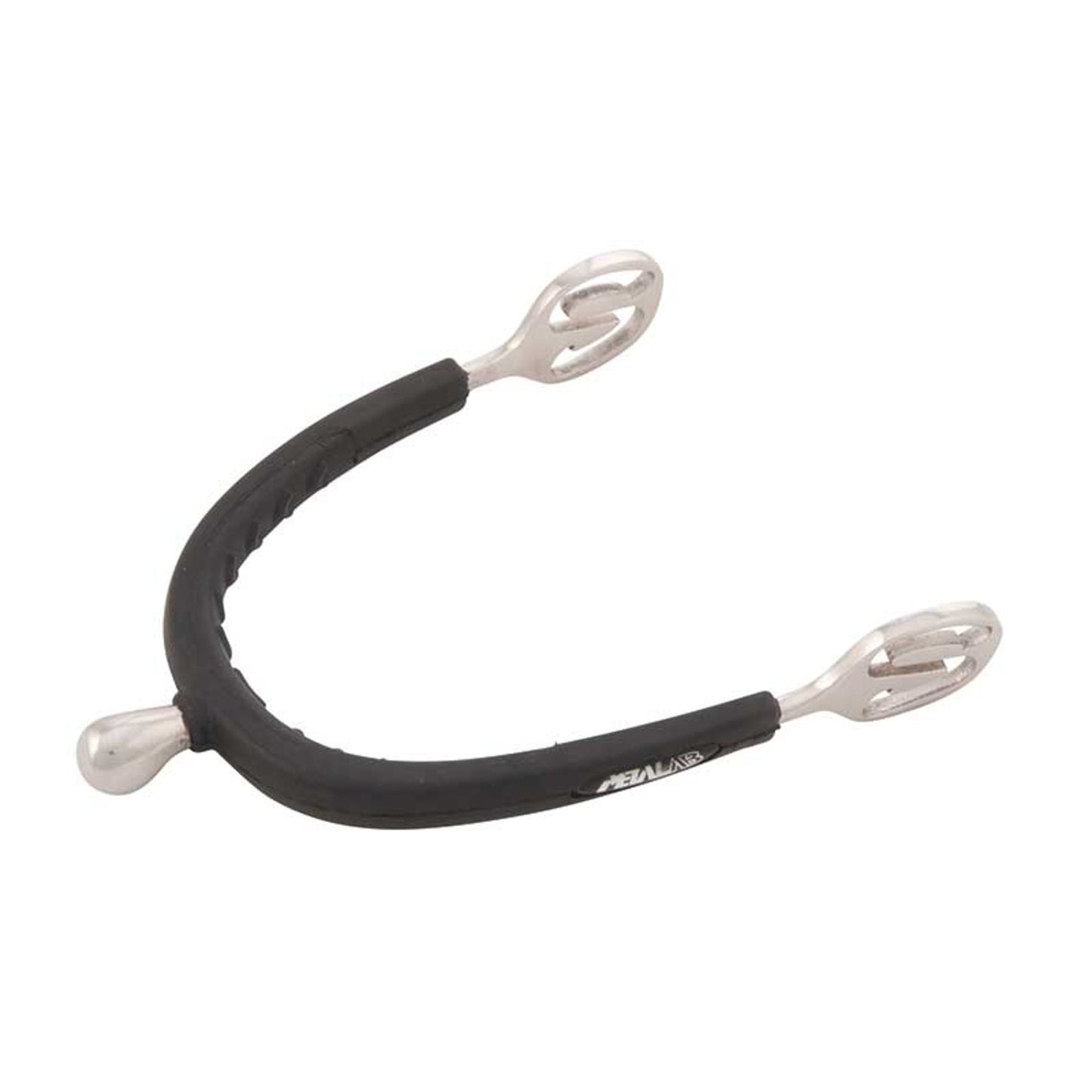 Round Head Rubber Covered Spurs - Large Cup