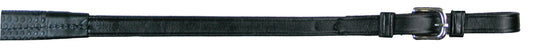 Rubber Grip Leather Reins with Buckle Ends