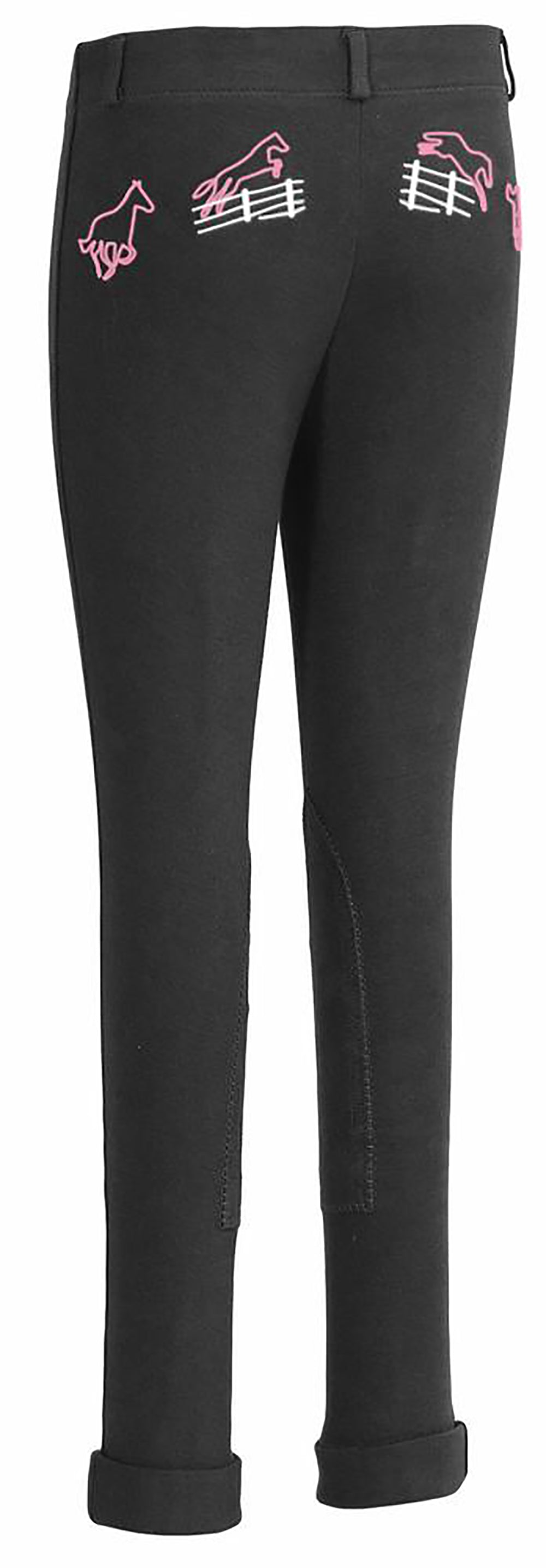 Children’s Cotton Embroidered Pull-On Jods