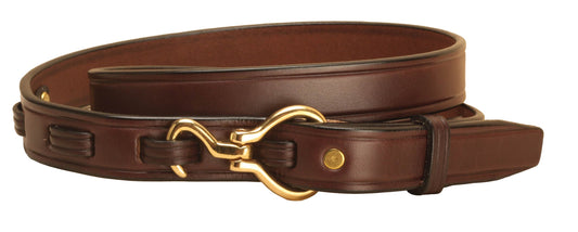 1/2" Belt with Nickel Snaffle Bits