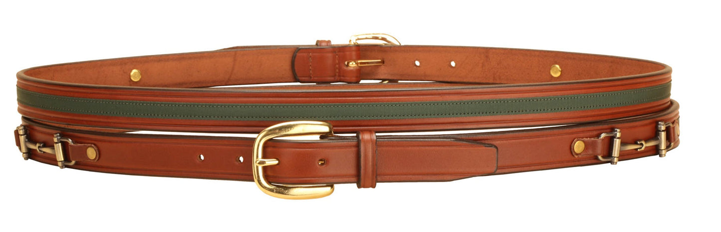 Ribbon & Snaffle Bits Belt
