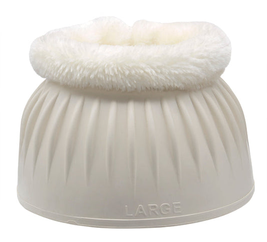 Rubber Hook & Loop Bell Boots with Fleece