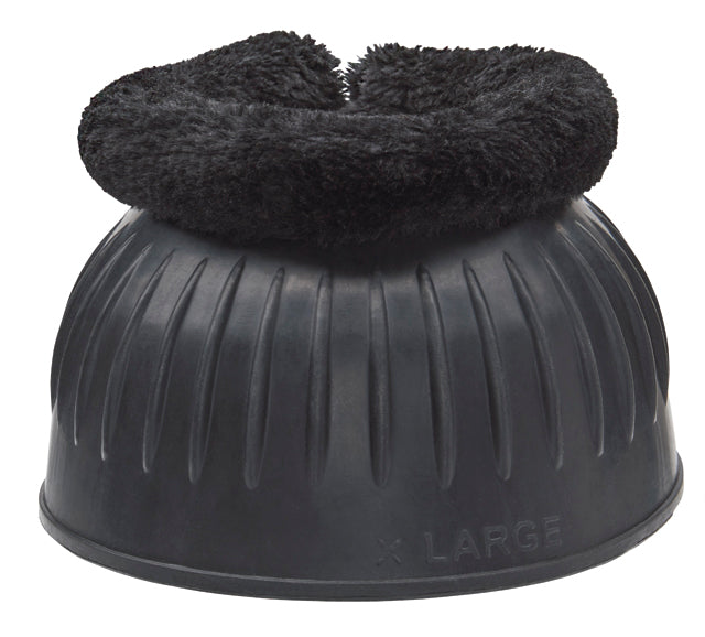 Rubber Hook & Loop Bell Boots with Fleece