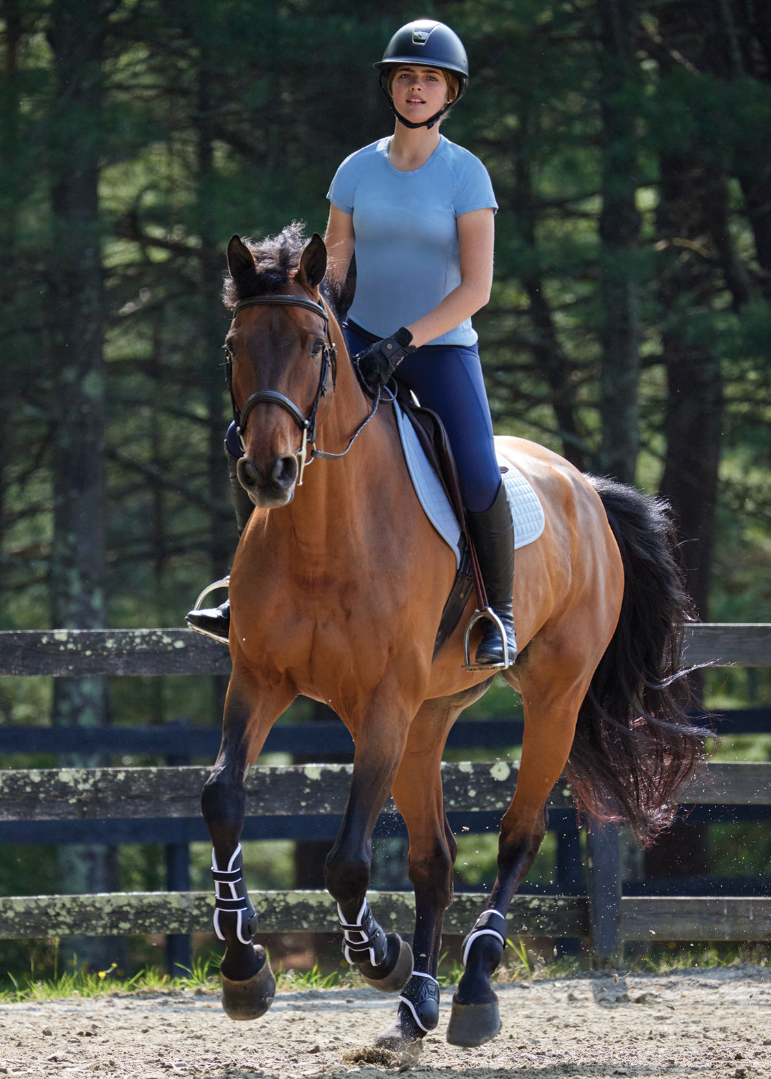 Open-Front Tendon Boots
