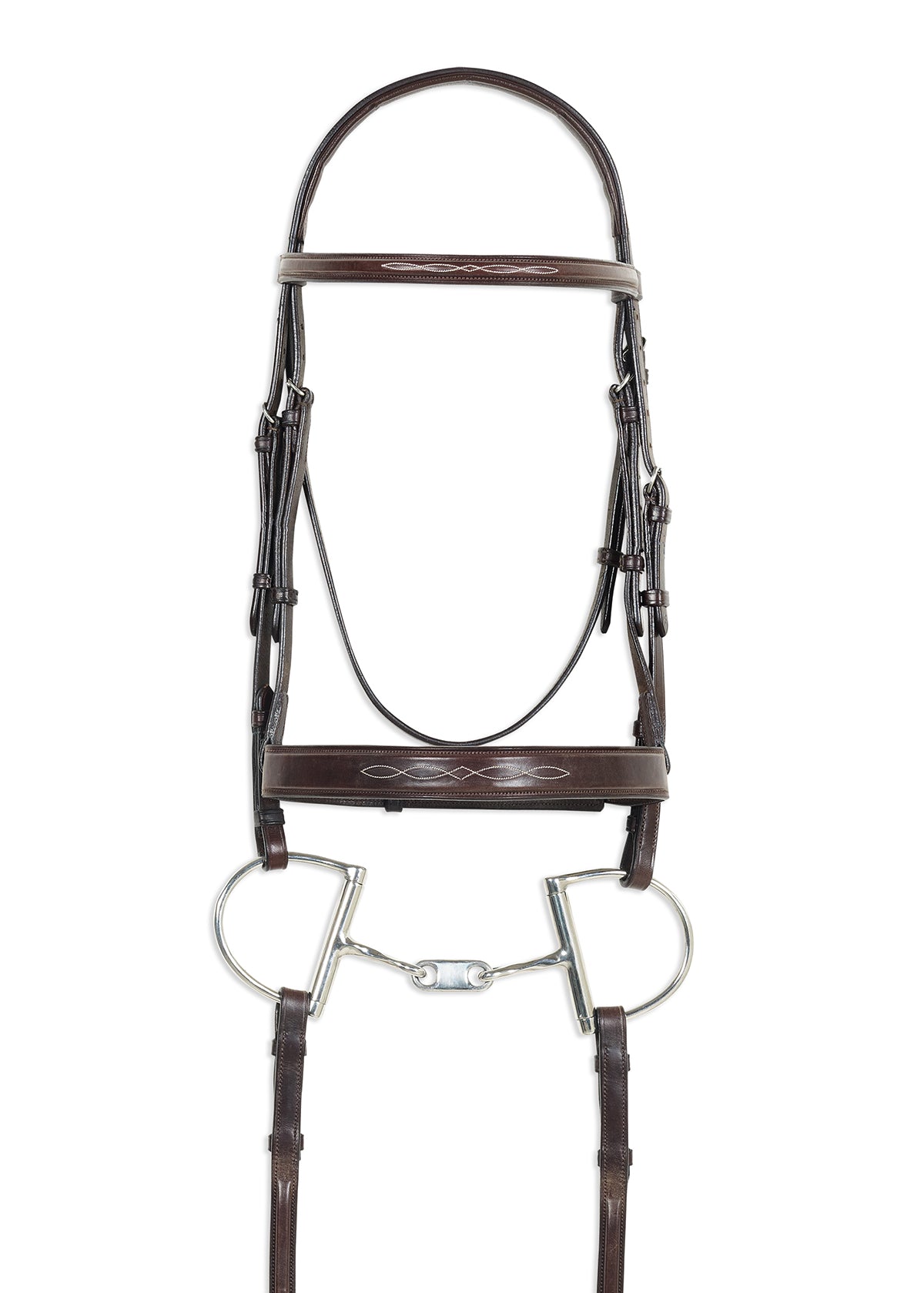 Pro Fancy-Stitched Wide Nose Bridle