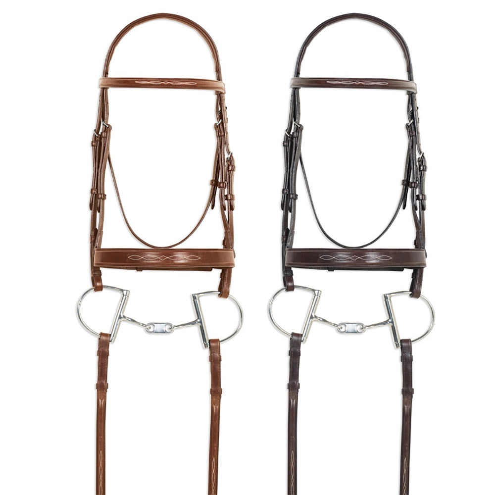 Pro Fancy-Stitched Wide Nose Bridle