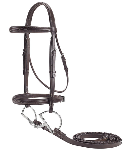 Fancy-Stitched Single Crown Bridle