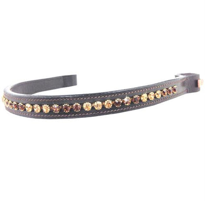 Brillance Crystal Straight Browband