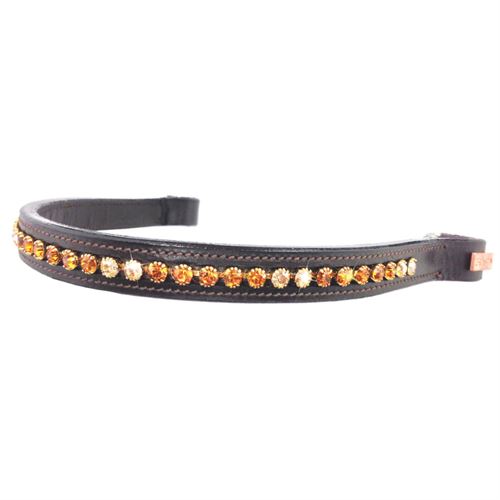 Brillance Crystal Straight Browband