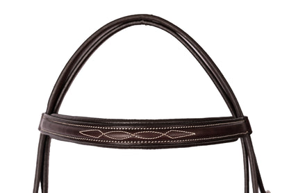 Professional Fancy-Stitched Leather Bridle